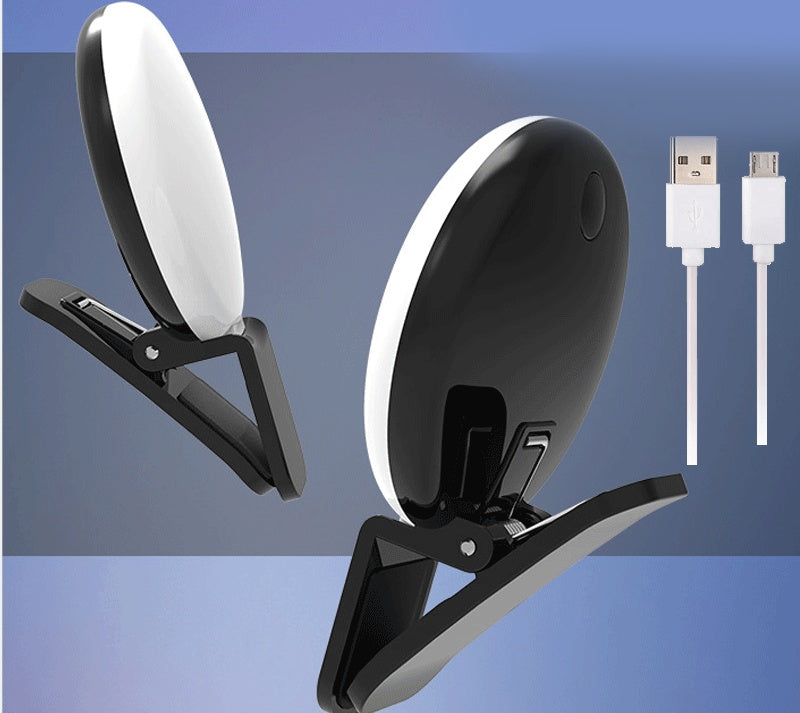 Mini Fill Light For Beauty Selfie Round Live Clip External LEDmini Small Q Mobile Phone Selfie Fill Light