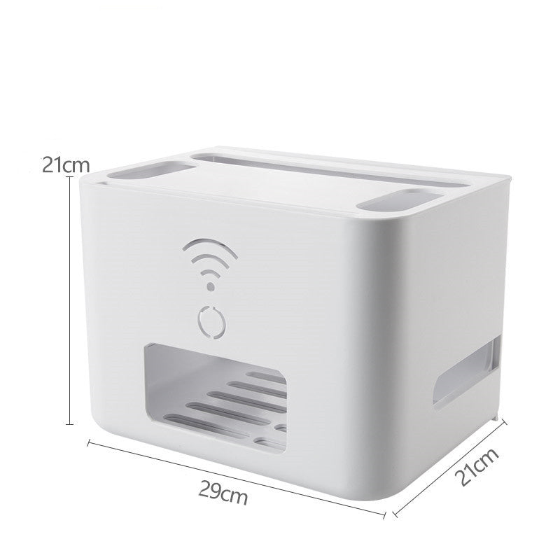 Simple Wall-mounted Desktop Router Storage Box
