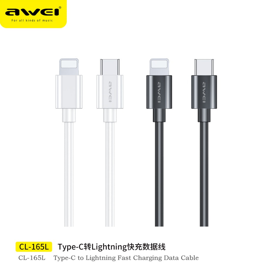 AWEI Type-C To Type-C Fast Charging Cable 1M