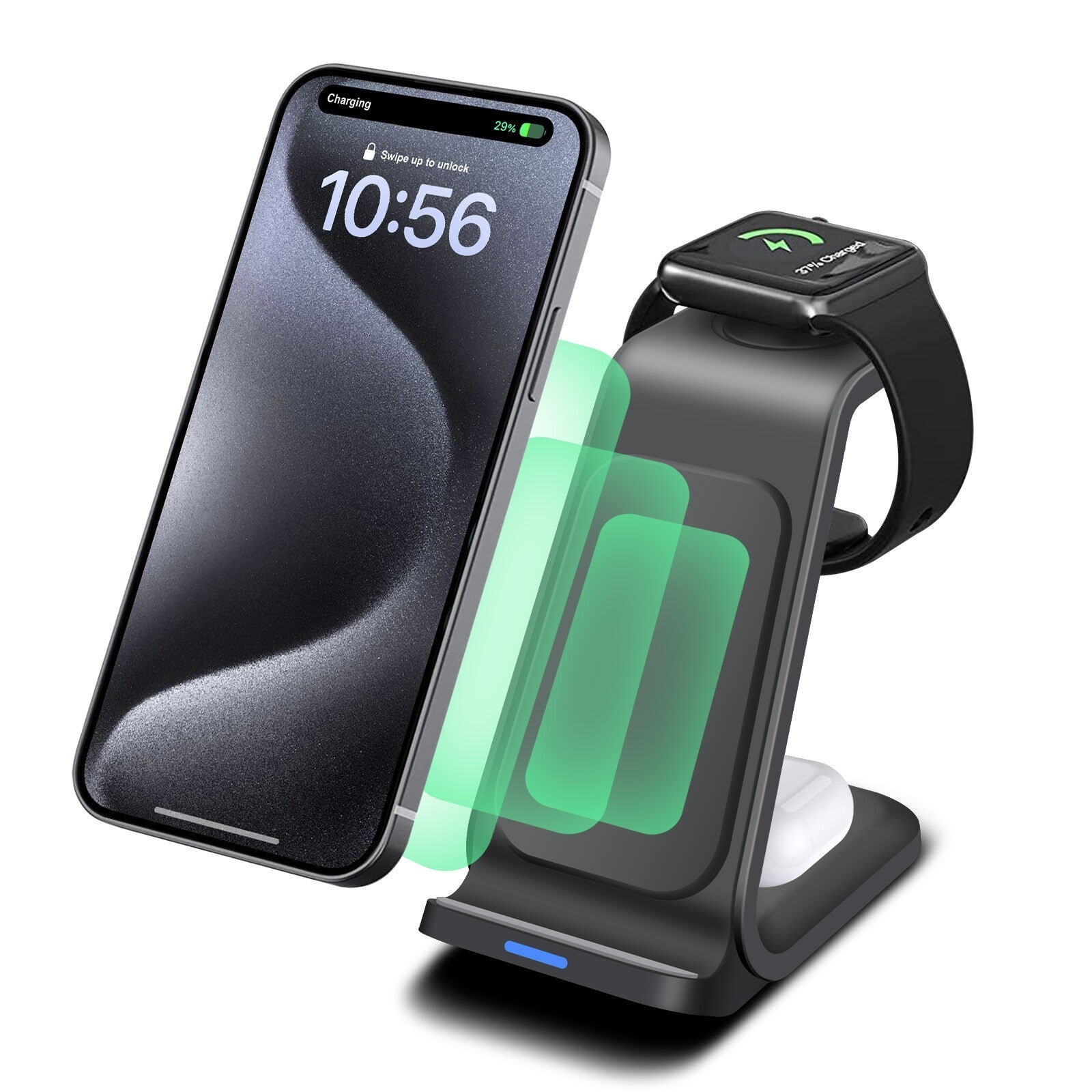 Three In One Wireless Charger Bracket Base
