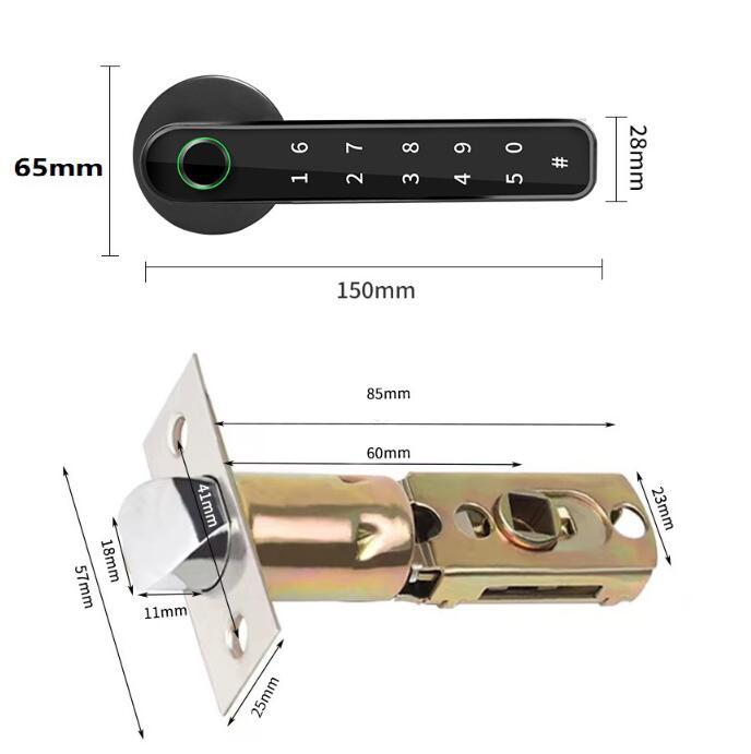 Room Bedroom Office Smart Bluetooth Fingerprint Lock