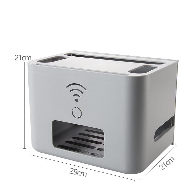 Simple Wall-mounted Desktop Router Storage Box